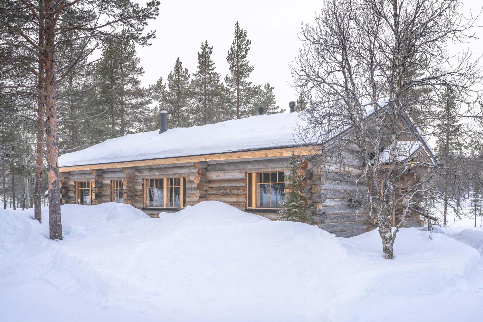Kuukkeli Log Houses Villa Aurora "Pupula" Saariselkä Extérieur photo