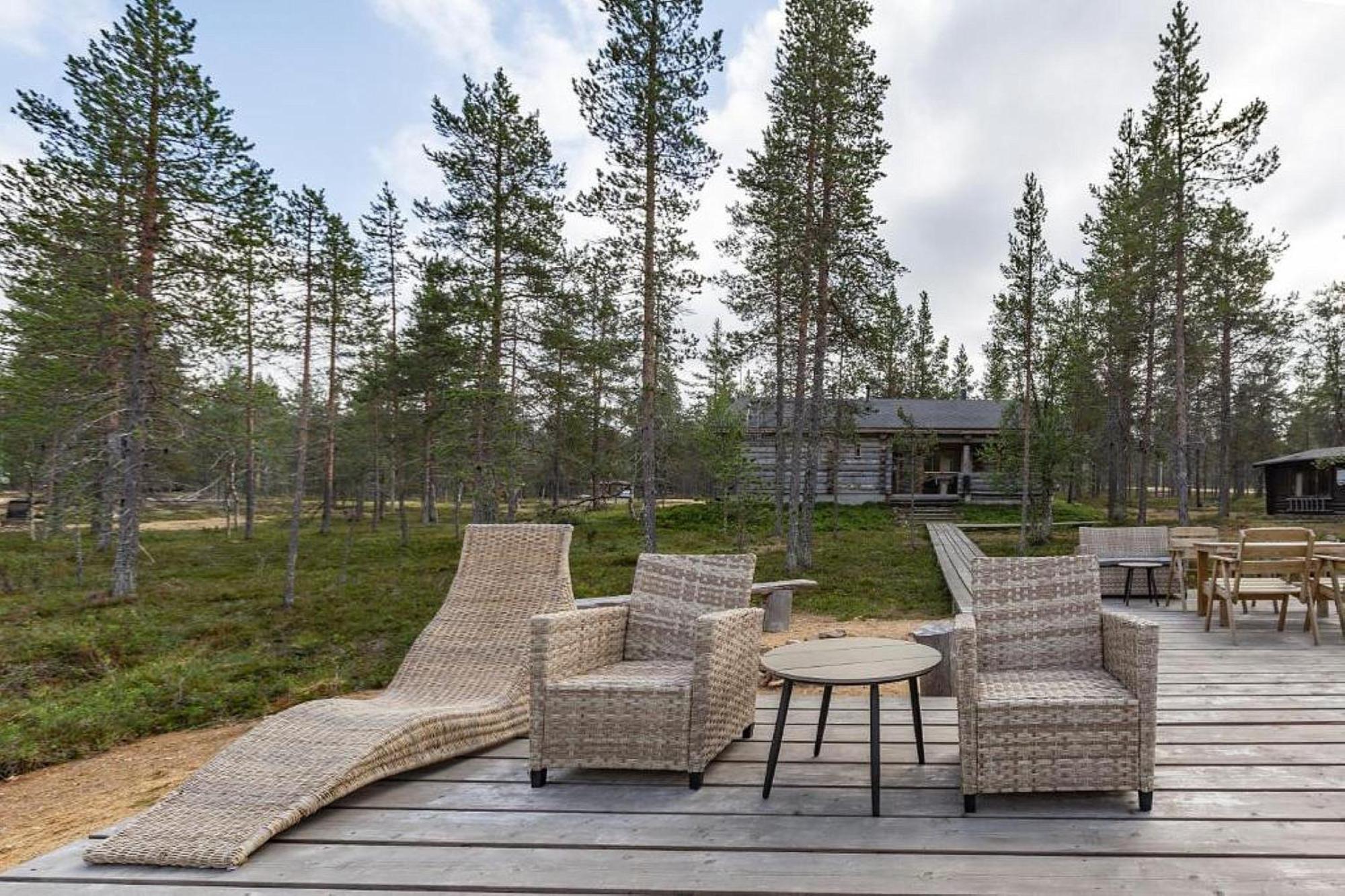 Kuukkeli Log Houses Villa Aurora "Pupula" Saariselkä Extérieur photo