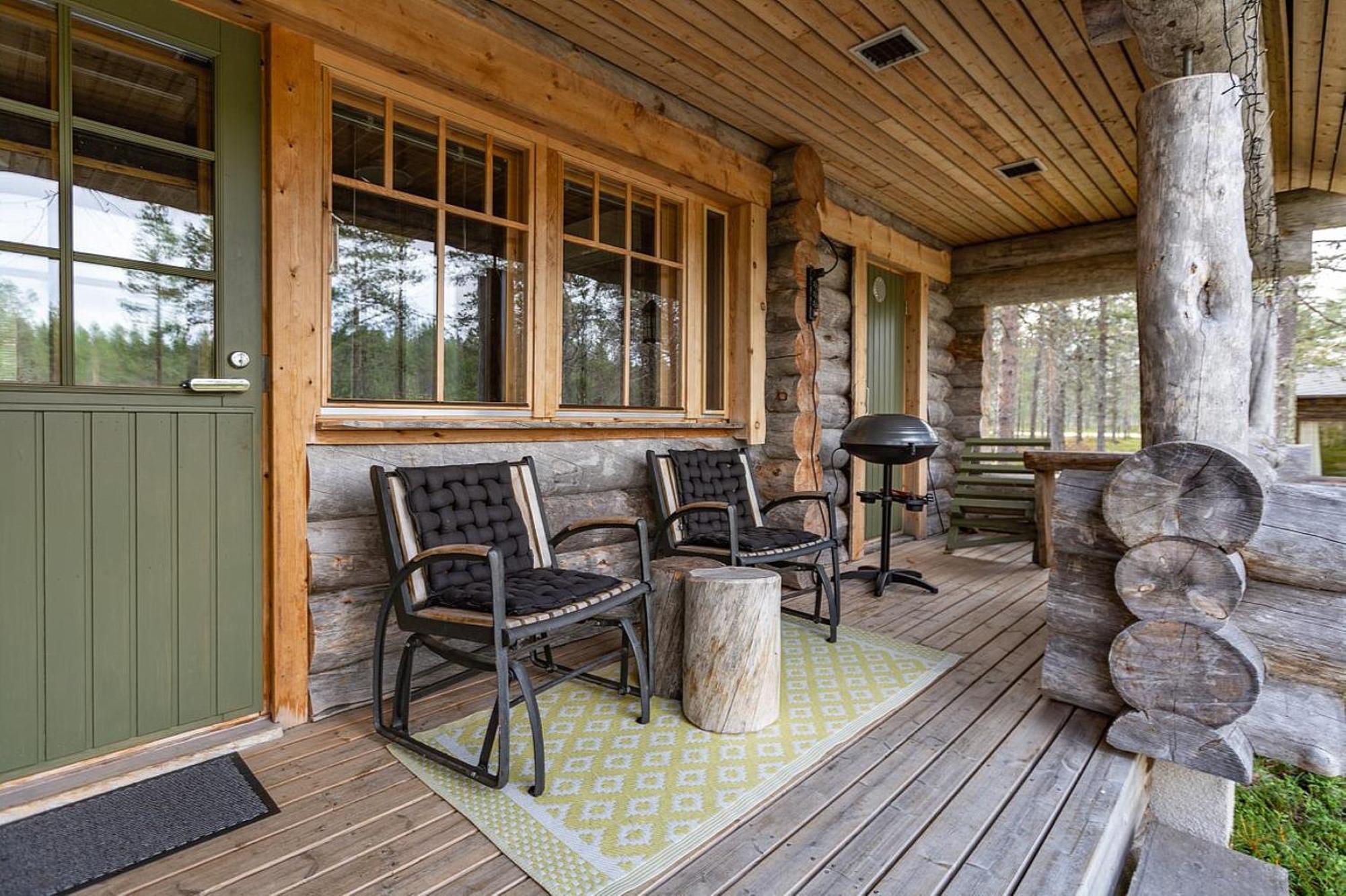 Kuukkeli Log Houses Villa Aurora "Pupula" Saariselkä Extérieur photo