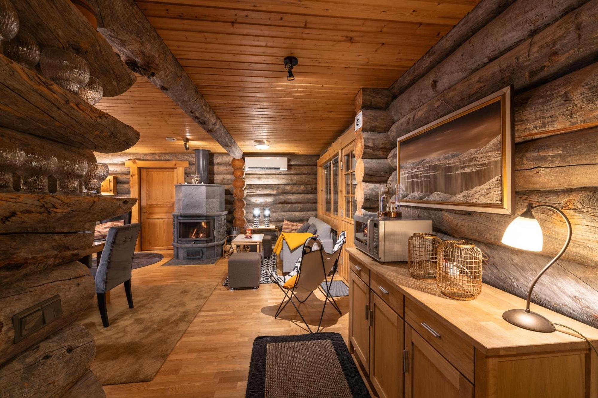 Kuukkeli Log Houses Villa Aurora "Pupula" Saariselkä Extérieur photo